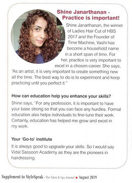Supplement of Shine In StyleSpeak
